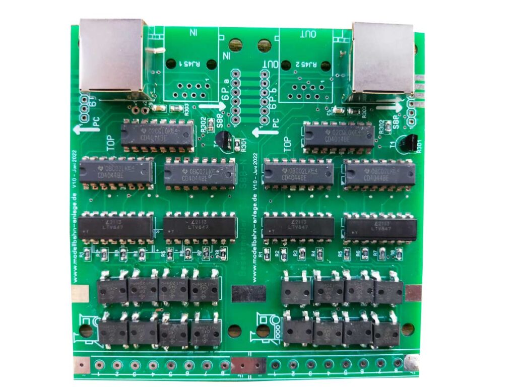 S88-Decoder für das 2-Leiter System mit Stromfühler