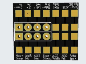 Lokdecoder-Anschluss-Platine