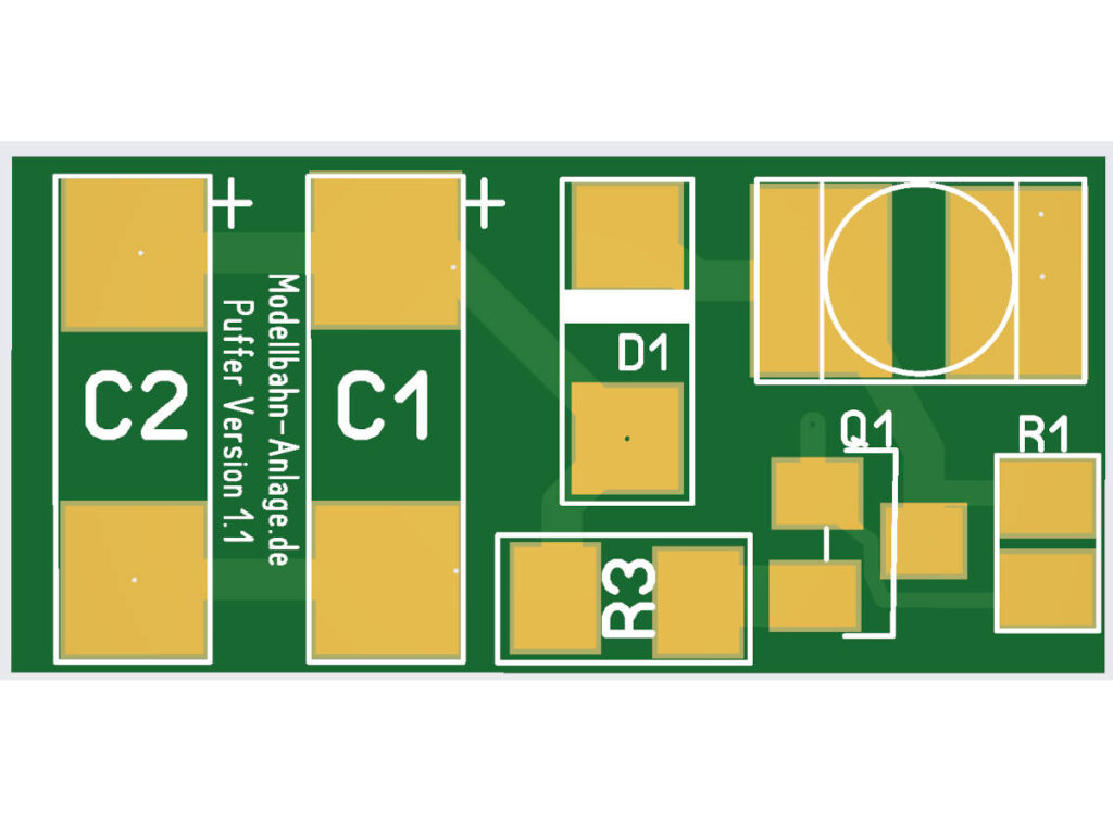 Puffer-Speicher-Platine der Modellbahn-Anlage.de